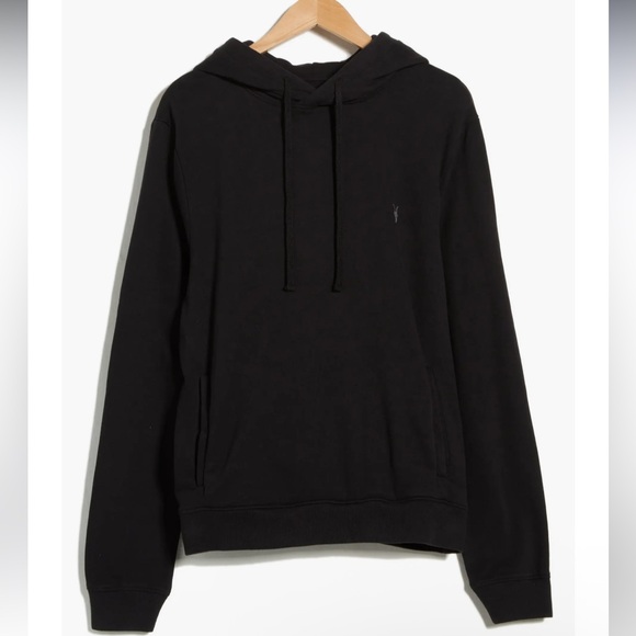 Men’s All Saints Raven Pullover Ramskull Hoodie - Picture 6 of 6